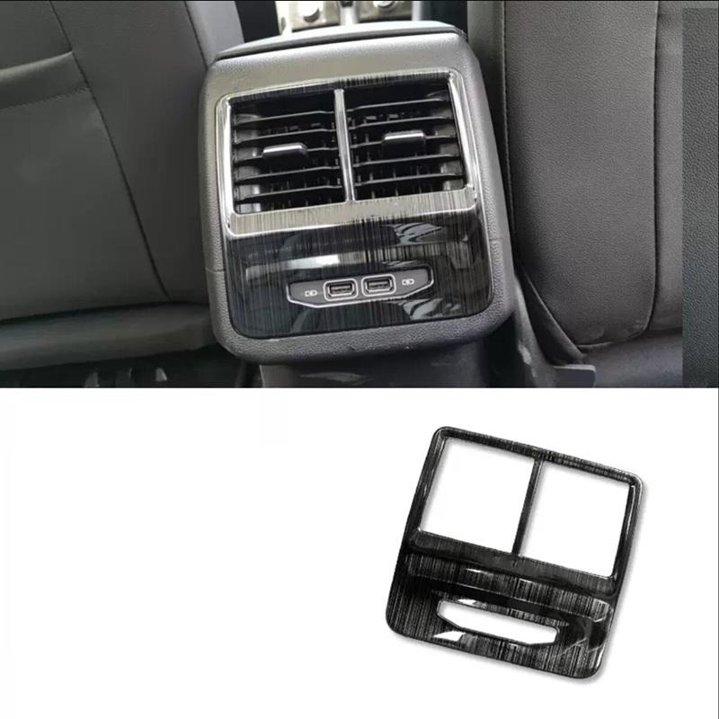 Pro VW Jetta MK7 2019 2020 2021 2022 díly z nerezové oceli, zadní loketní opěrka, dekorace větracího otvoru klimatizace