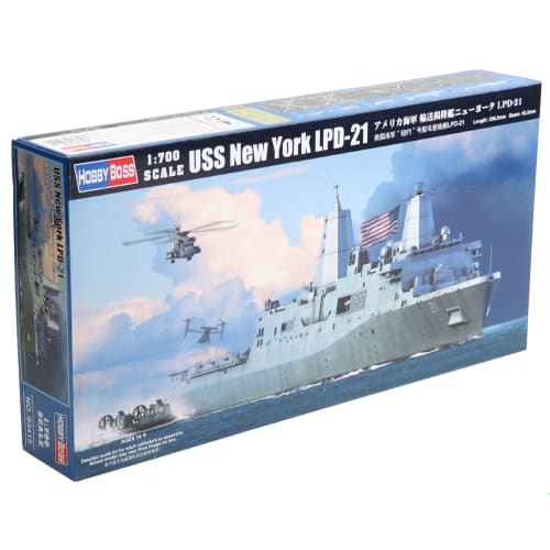 Hobby Boss 1/700 Scale Ship Series US Navy Transport Landing Ship New York LPD-21 Plastic Model