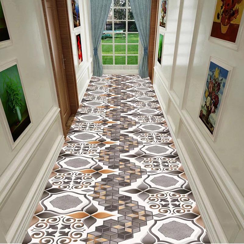 

Ковры с скандинавским 3D узором для гостиной, нескользящий коврик для украшения дома, коврик для спальни, мягкая прикроватная тумбочка W100*H200CM