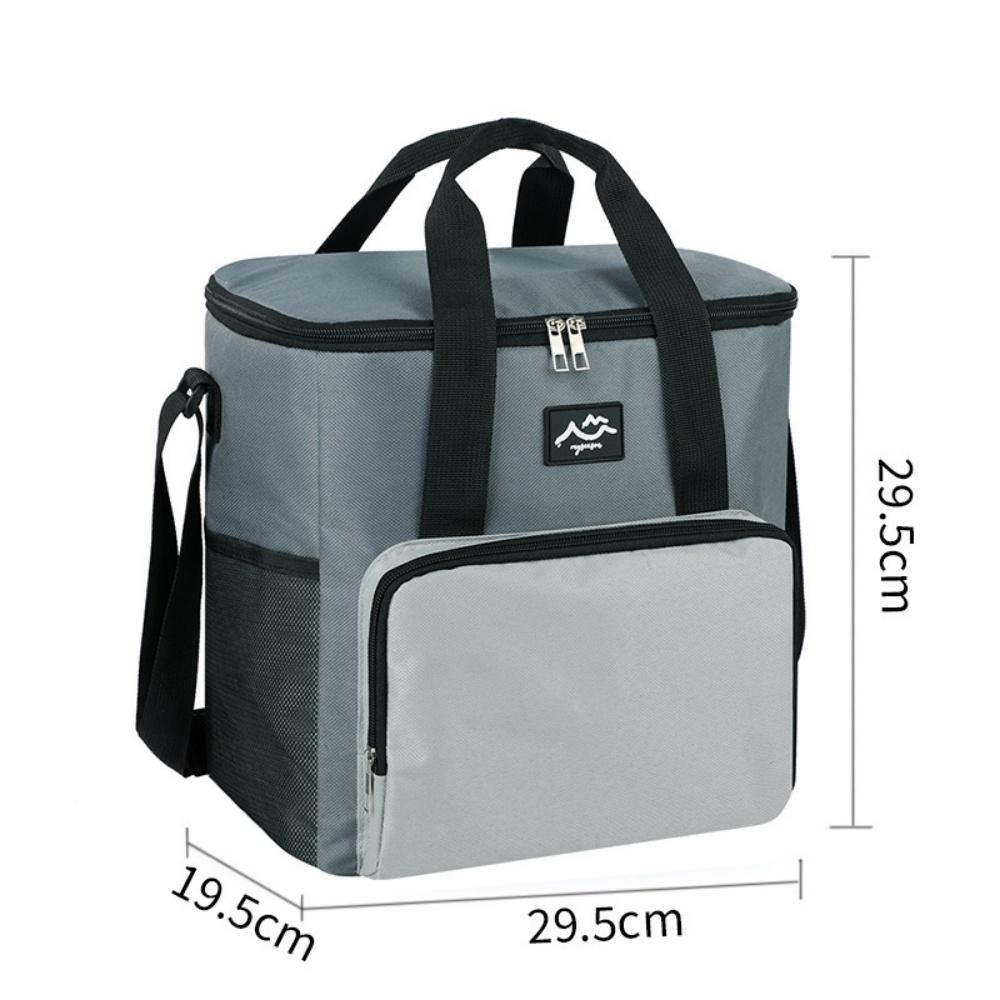 

Сумка-тоут для хранения еды Стильная сумка-холодильник для напитков Сумка для пикника Водонепроницаемая сумка для ланча для школы, путешествий, улицы