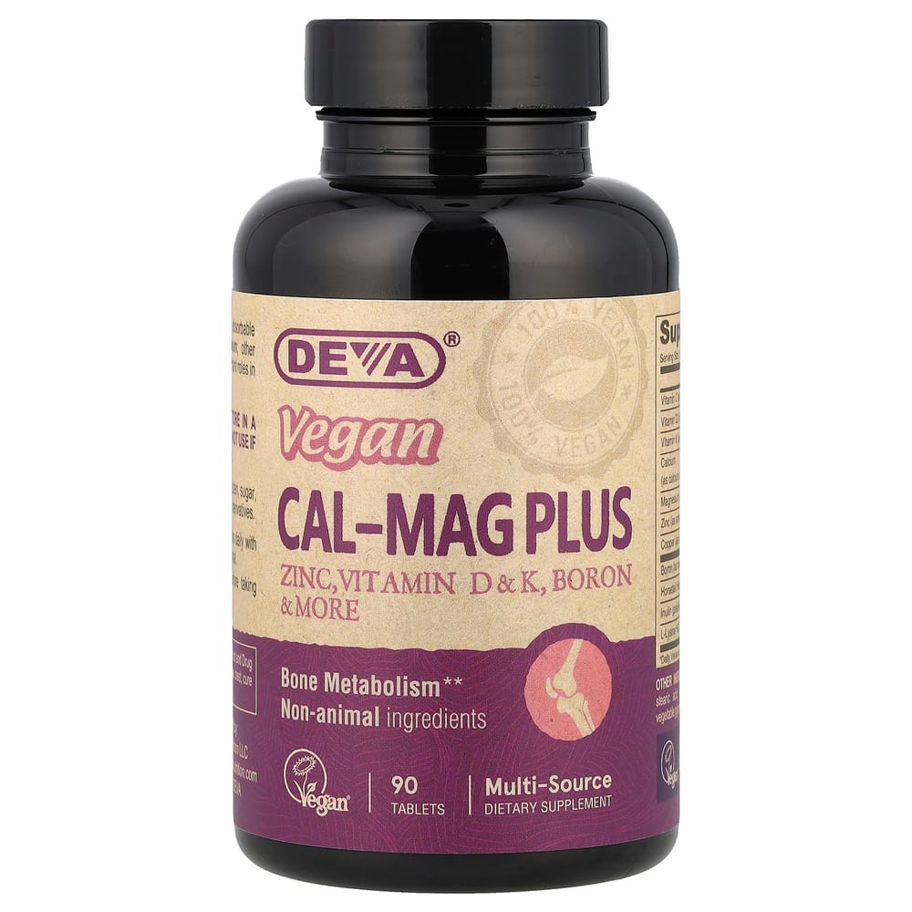 Deva Vegan Calcium-Magnesium Plus 90 Tablets