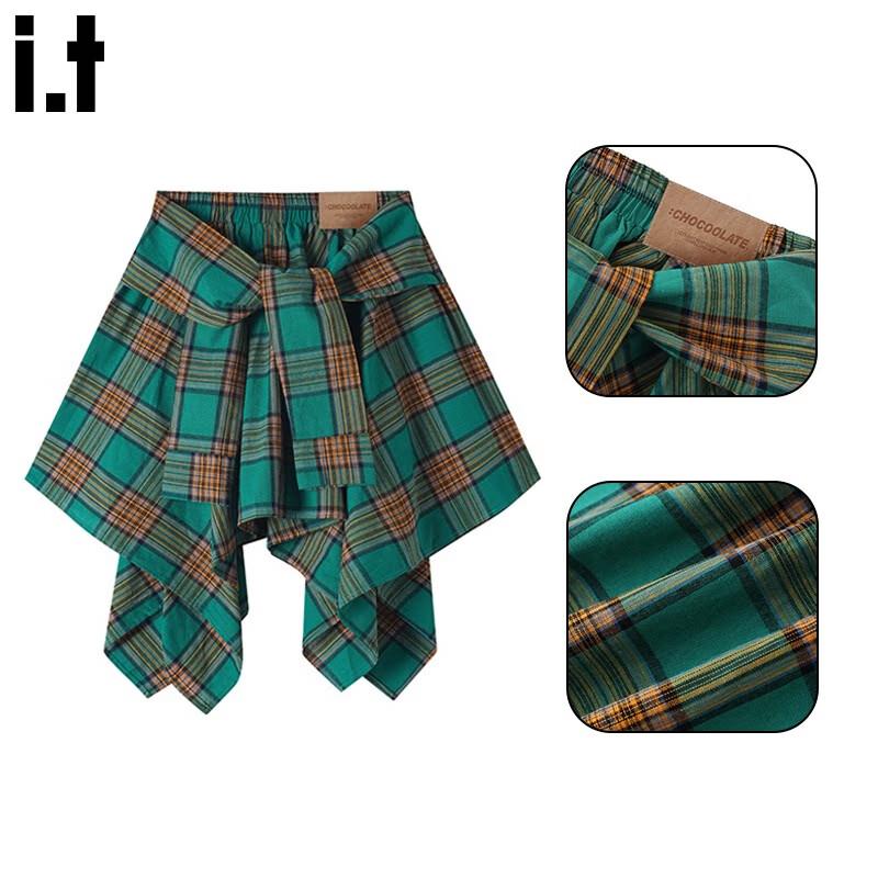 CHOCOOLATEit Women s Irregular Strappy Cotton Skirt XL