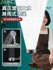 New Big Panel High Pressure Large Flow Shower Head With Stop Water Button Silver Massage Spray Nozzle Rainfall Bathroom Shower
