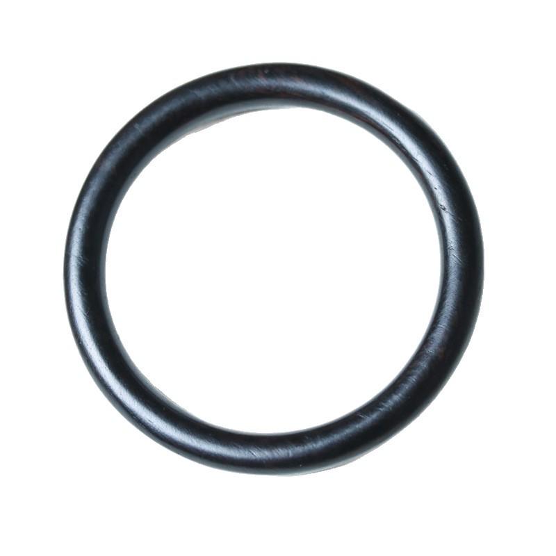 Ethnic Style Wenwan Jewelry - Blood Sandalwood, Green Sandalwood, Ebony, Rosewood, and Agarwood Thin Bangle Bracelet (0.8 Round Bar).