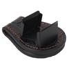 Billiard Chalk Holder Leather Portable Pool Cue Chalk Case with Magnetic Clip for Snooker Tool Billiard Accessories Black