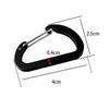 1 bucă Carabiner 40x25x4mm aliaj de aluminiu breloc Mi-ni