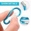 Mini Alloy Spring Carabiner Snap Hook Carabiner Clip Keychain Outdoor Camping Climbing Hiking D-ring Buckle Tools Keychain