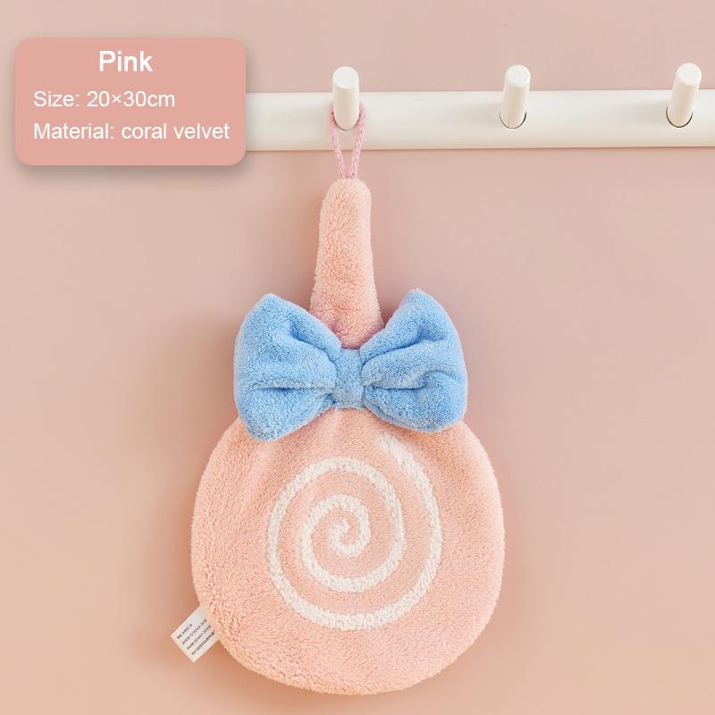 

Милое полотенце для рук с изображением животных для ребенка, супервпитывающее кухонное полотенце из микрофибры, высокоэффективное полотенце для чистки посуды, кухонный инструмент 1pc розовый