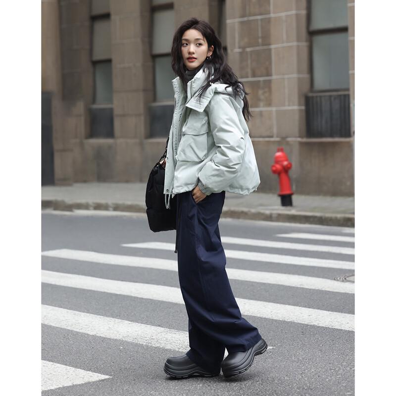 Demana Youthful Durable Women's Hooded Down Jacket
