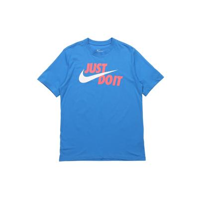 Sportswear JDI Swoosh Short Sleeve T-Shirt Men Tops Light-Photo-Blue AR5007-435