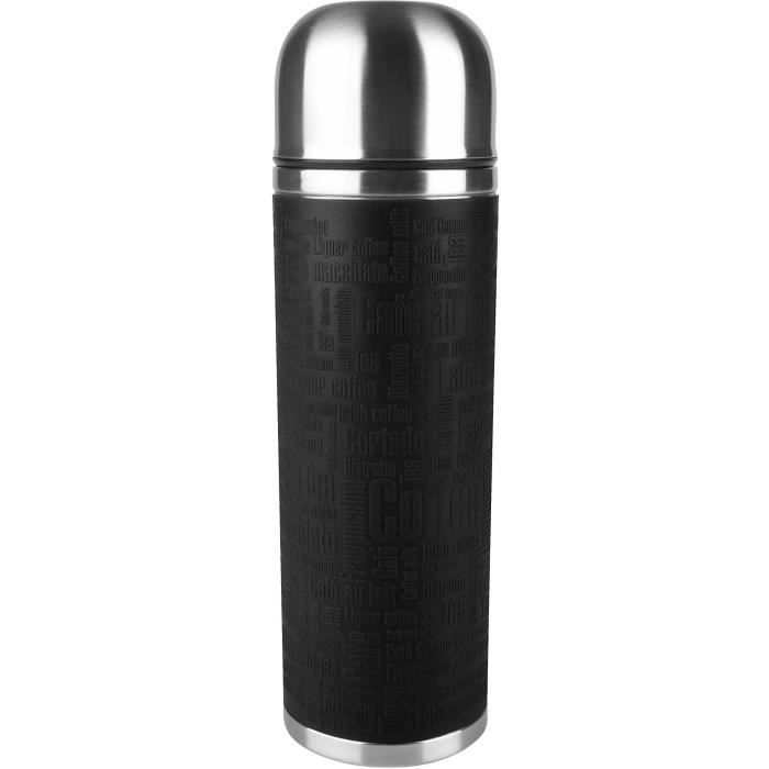 EMSA Bouteille isotherme Senator 1L inox - Noir