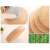 Tatami Cushion Breathable Widely Applied Comfortable Round Straw Weave Handmade Pillow