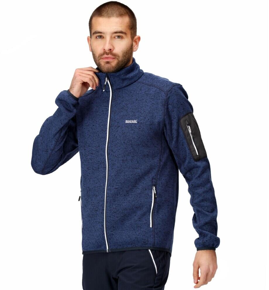 Regatta Newhill Full Zip Fleece Jacket (RMA554) (RMA554_540) синий