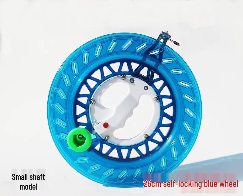 Weifang Crystalowy Kołowrotek do Latawca z Samoblokującym Kołem dla Dorosłych i Dzieci - Puste Wzornictwo Narzędzie do Puszczania Latawca