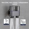 Stainless steel angle valve bidet sprayer set handheld sprayer and hose for bathroom pet baby and floor cleaning