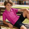 Kids Polo Shirt Quick Dry Short Sleeve Collared T-Shirt Breathable Lightweight School Style Tee for Boys and Girls