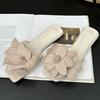 Fashion Flats Footwear Ladies Slides Slippers Fashion Flower Summer Beach Flip Flops Female Sandals Women Slippers Shoes Big Size