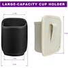 Universal Car Door Cup Holder Box Back Clip Design Drink Rack Storage Bin Car Seat Back Water Cup Box Organizer Pocket Cup Holders 5
