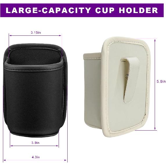 Universal Car Door Cup Holder Box Back Clip Design Drink Rack Storage Bin Car Seat Back Water Cup Box Organizer Pocket Cup Holders 5