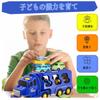 HIWO Construction Vehicle Toy Miniature for Boys and Girls Ages and Includes Carrier and Lights and Indoor Birthday Christmas Available In and Blue