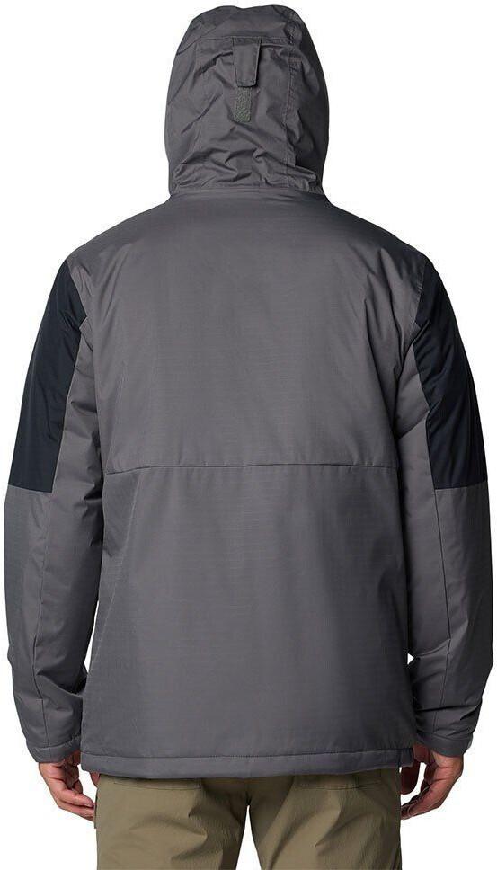 Jachetă Columbia Point Park II Impermeabilă Izolată gri urban/negru