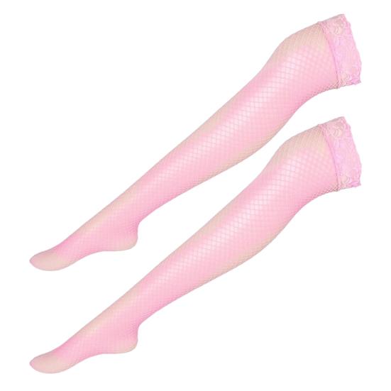 Dámské sexy průsvitné síťované punčochy s designem proti zadrhnutí Elasticita lichotivé siluetové punčochy pro každodenní párty a rande