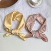 Fashion small polka dot simulation silk printing silk scarf high-end shawl sunscreen neck 70 square scarf women's sunscreen headscarf