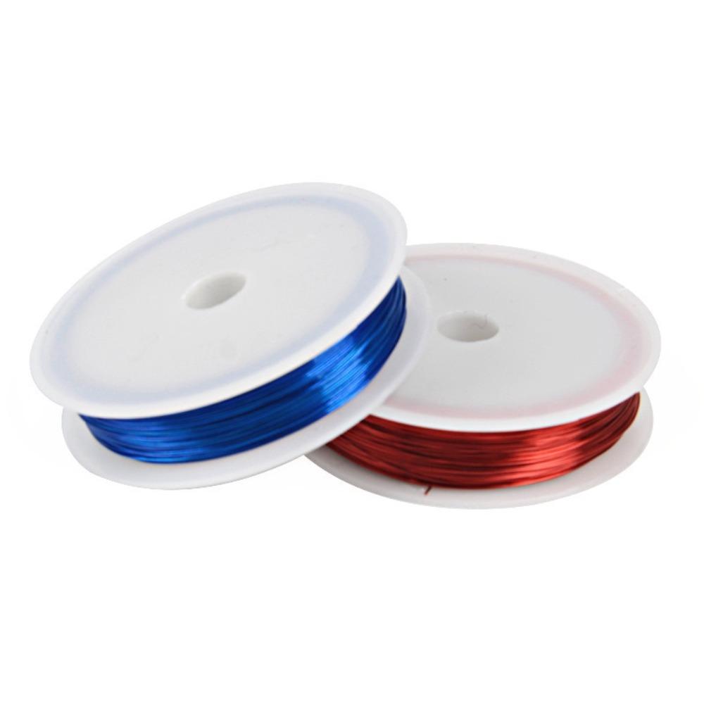 Pet Colored Craft Wire Wire 50M DIY Floral Wire 0.4mm Thin Gauge Flexible Bendable Binding Twist Wire Handcraft Making
