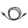 Charging Cable Black PVC 1 Meter Fast Speed TypeC USB3.1 to USB3.0 Charger Cord