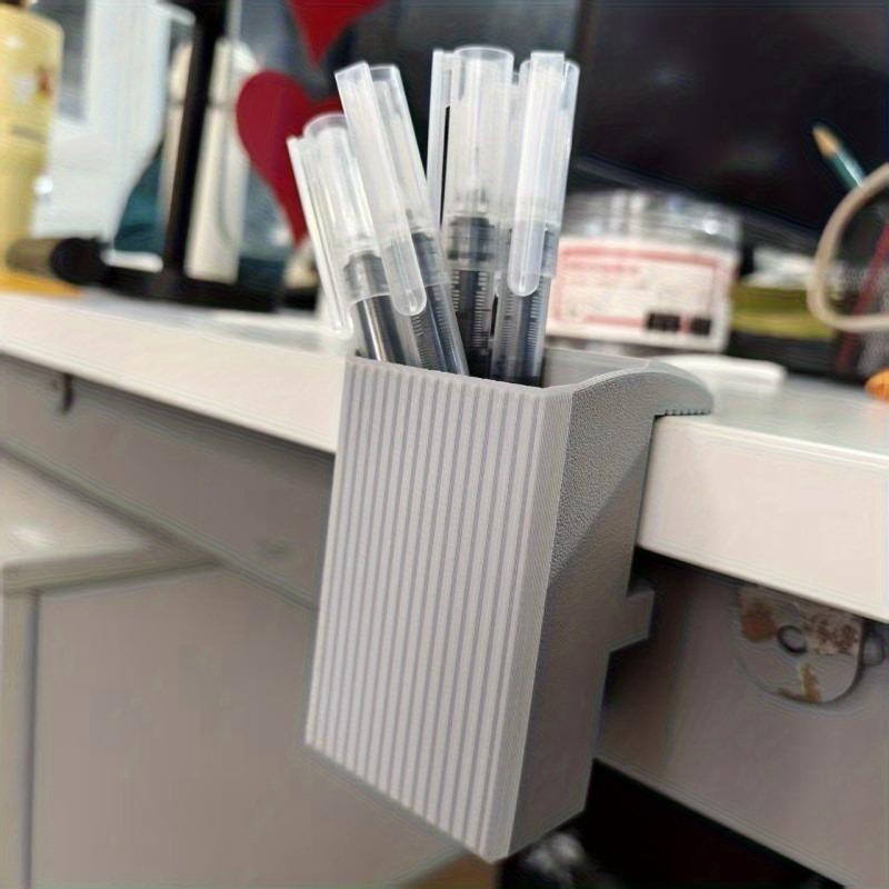 Clip‑on Desk Side Pen Holder Multifunctional Stationery Storage Box Home Office Organizer