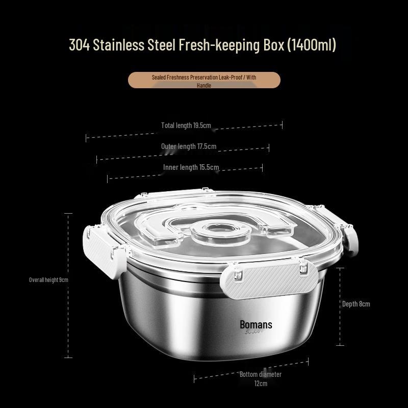 

cmaos 304 Stainless Steel Portable Food Container