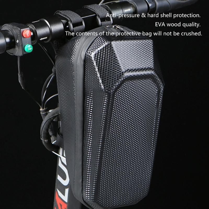 Large Capacity Electric Scooter Front Bag Waterproof Storage Bag Stable Handlebar Bag for Electric Scooter/Bike/Bicycles