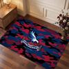 Tappeto in Velluto di Cristallo con Stampa del Crystal Palace Football, Comodo Assorbente d'Acqua Antiscivolo Tappeto per Pavimenti Interni