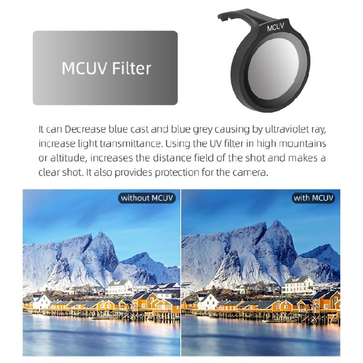 MCUV ND8 ND16 ND32 ND64 CPL Lens Filter for Gimbals Camera Filters Set