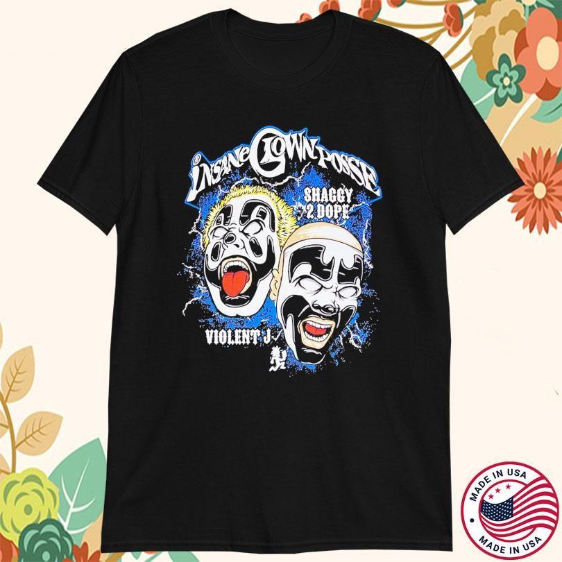 Insane Clown Posse Shaggy 2 Dope Violent Cotton Black S-5XL Shirt CM370 S