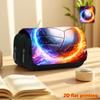 1pc Iridescent Volleyball-Themed Pencil Case Suitable for Boys & Girls - Large Capacity Double-Layer Flip-Top School Organizer with Iridescent Cover, 