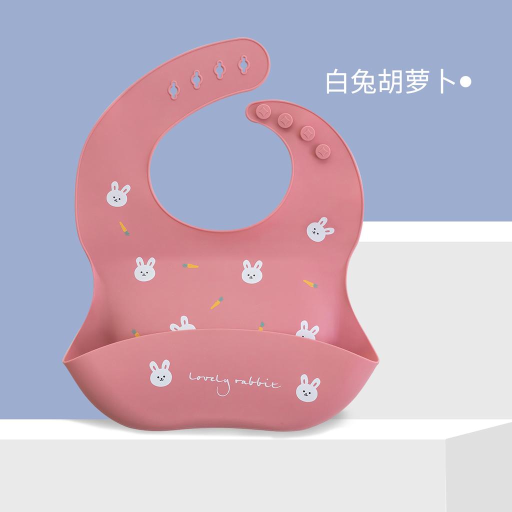 Children's Products Baby Bibs Waterproof Children Silicone Bibs Baby Drooling Rice Bibs Washable
