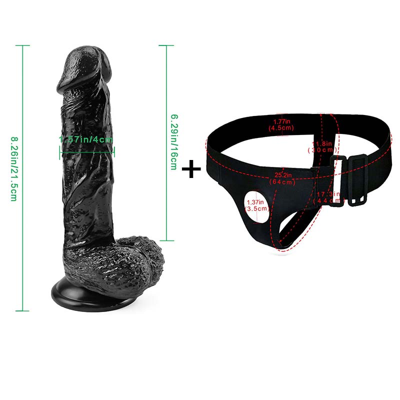 Realistické penisové dildo RUNYU Strapon Dildo pro ženy Pásek na kalhotky Sexuální hračka pro lesbické ženy Vaginální stimulátor