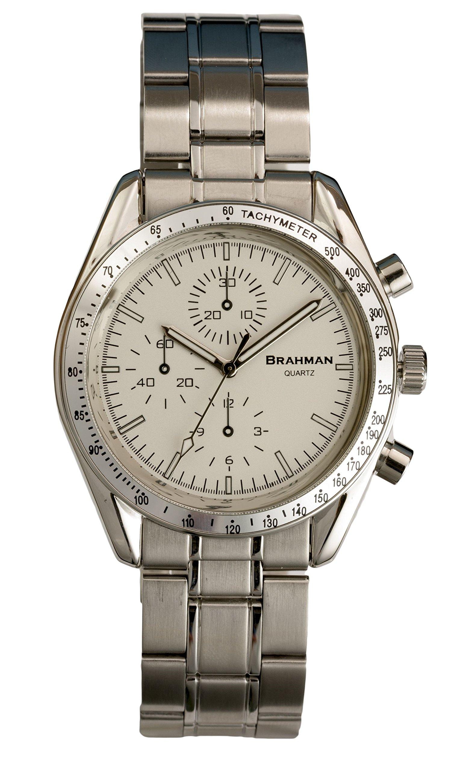 

[Brahman] Часы BR002-02 мужские серебряные