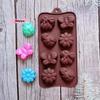 8-Piece Silicone Cake Mold Set - Creative Insect & Butterfly Shapes High-Temperature Resistant Food-Grade DIY Chocolate Molds