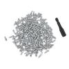 200 PEZZI 12mm Chiodi per Pneumatici Acciaio Antiscivolo Antighiaccio Neve Punte per Pneumatici con Strumento di Installazione per Moto Motocicletta Fuoristrada