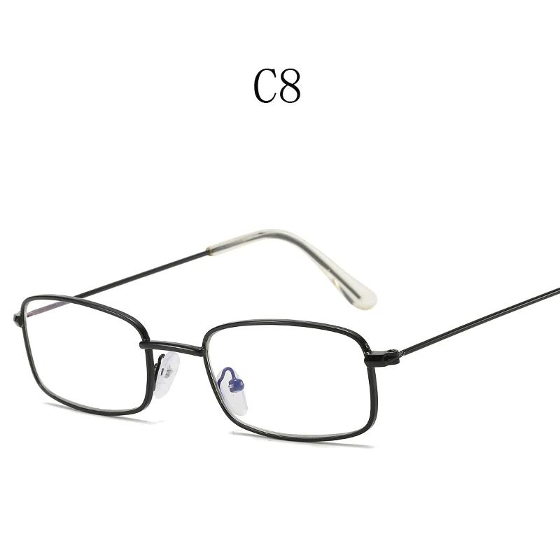 

Women s Y2K Harajuku Style Small Square Frame Metal Eyeglasses Retro Clear Spectacle Decorative Fashion Eyewear