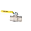 Nickel-plated Gas Ball Valve with Steel Lever (DSt) ORION (NN Version)