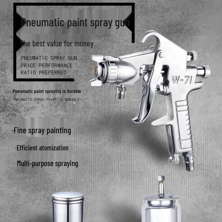 High Atomization Pneumatic Paint Sprayer for Leather, Furniture, and Automotive Water-Based Paints