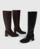 Sappun Elif Square Long Boots (5Cm)