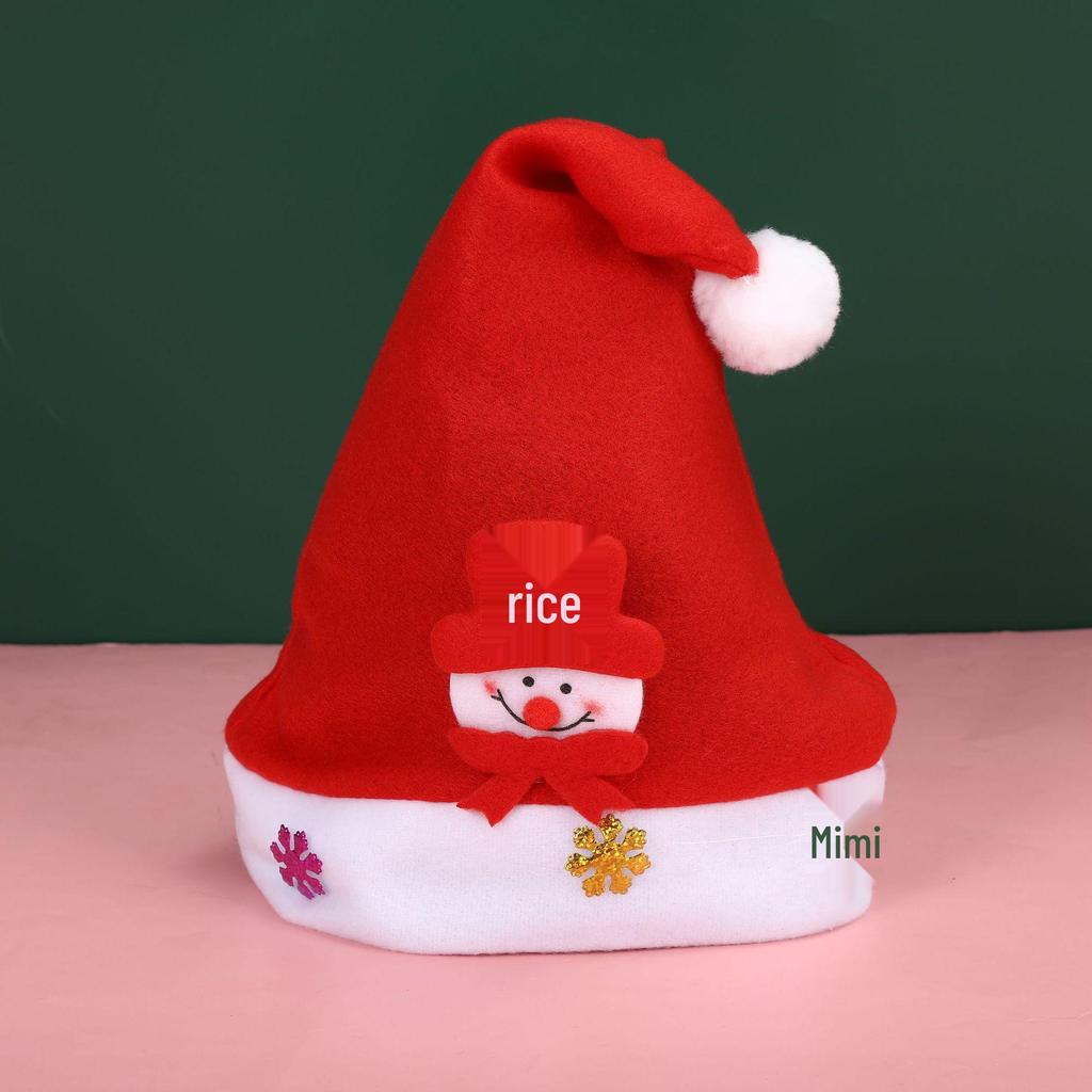Plus Size Santa Claus Christmas Hat & Chair Cover for Adults and Kids