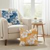 Hawaiian Flowers Cushion Cover Natural Linen Organic Fabric DoubleSided Printing Couch Pillow Covers Home Decor
