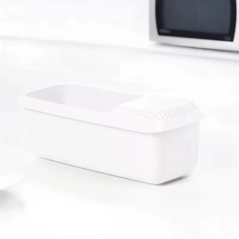 Microwave Noodles Pasta Cooker With Strainer Eco-Friendly Plastic Spaghetti Vegetable Steamer Dishwasher Kitchen Accessories New