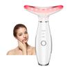 7 Color LED Photon Neck & Face Beauty Massager, EMS Microcurrent Heating Vibration Skin Care Instrument for Home Skincare