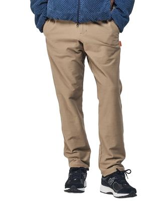 Cliff Mayer Men's Medium Beige Easy Pants, Slightly Brushed Lining, Stretchy